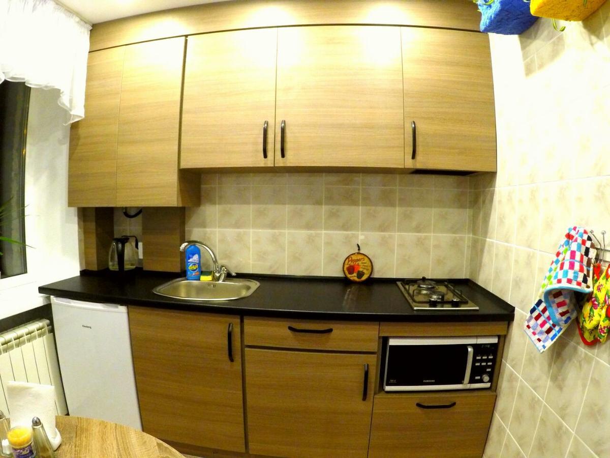 קייב Apartment On Bohdana Gavrilishina Kpi מראה חיצוני תמונה