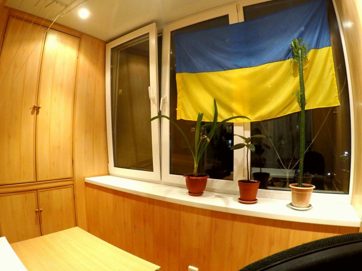 קייב Apartment On Bohdana Gavrilishina Kpi מראה חיצוני תמונה